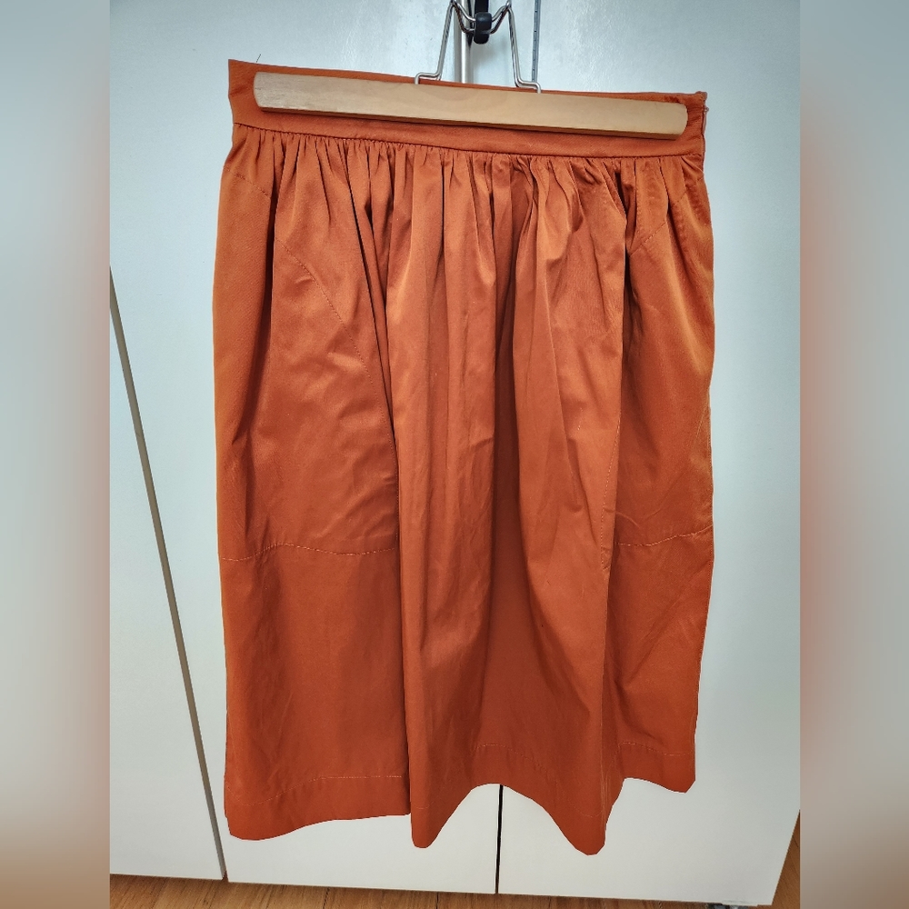 Knee length skirt